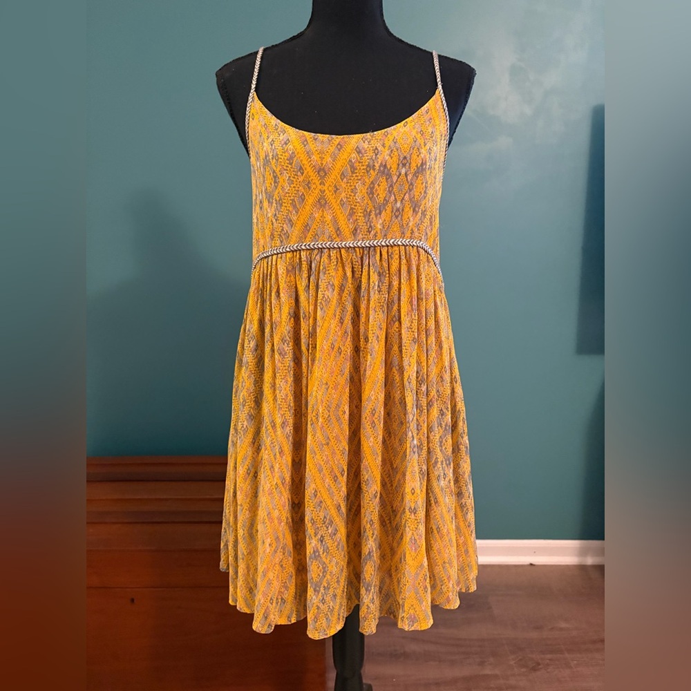Free People Chiffon Strappy Dress